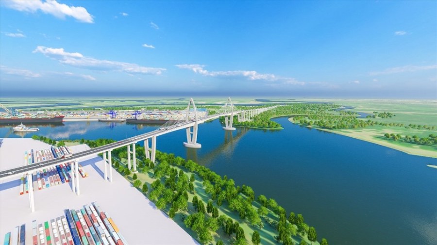 Phối cảnh dự án cầu Phước An cảng Cái Mép